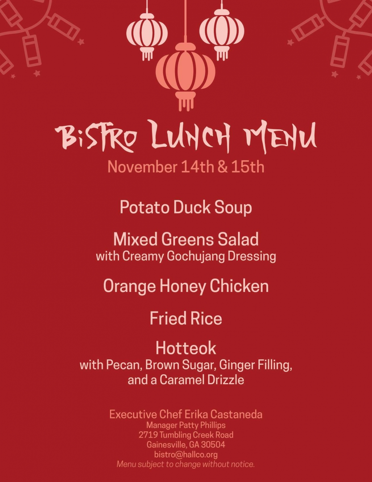 Bistro At The Oaks Project Gallery Lanier College Career Academy