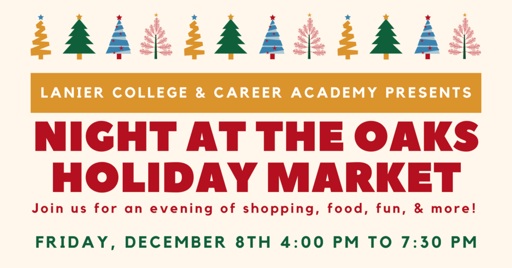 Night at the Oaks Friday, December 8th from 4:00 PM to 7:30 PM